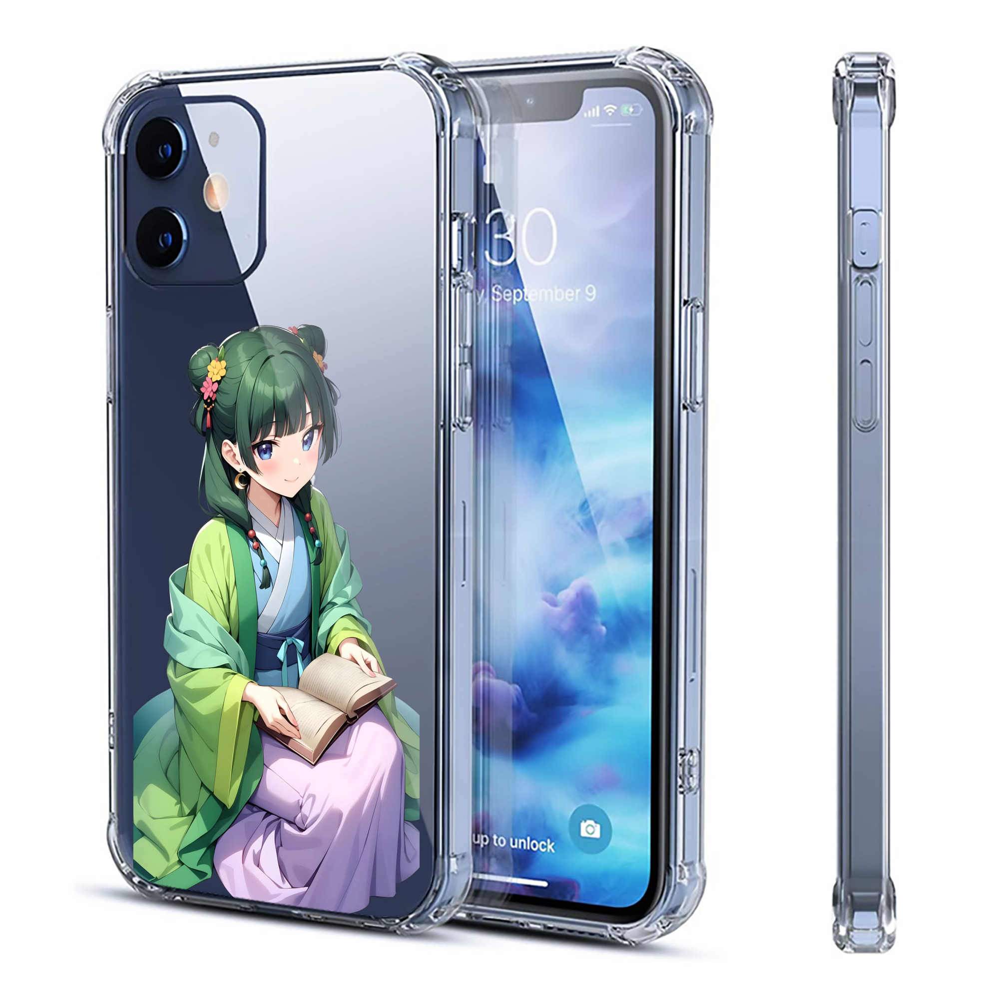 （画像用） 薬屋のひとりごと The Apothecary Diaries 【iPhone 12シリーズ対応】透明スマホケース（クリアソフトケース）